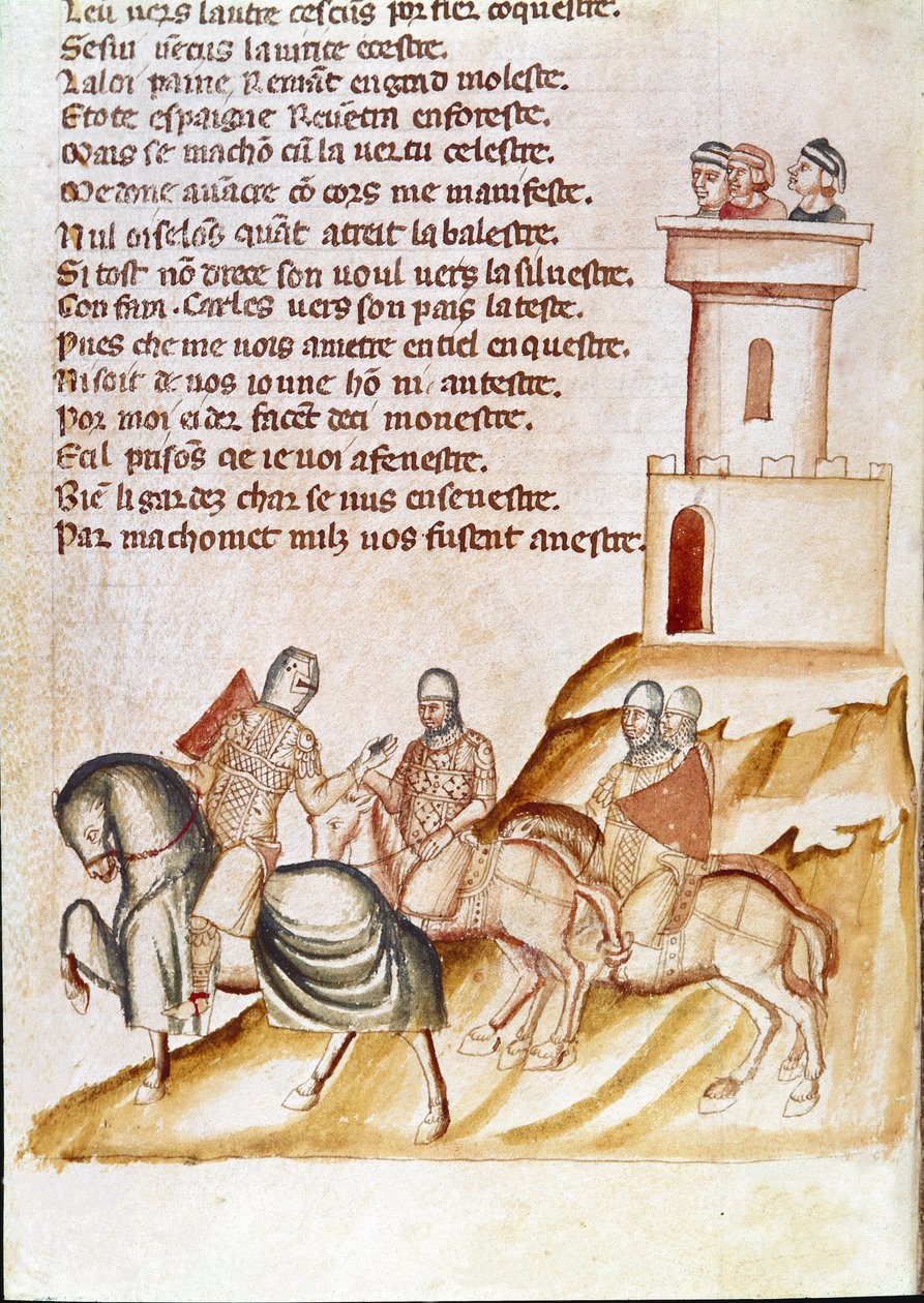 Indrejse til Spanien (miniature af Unknown artist