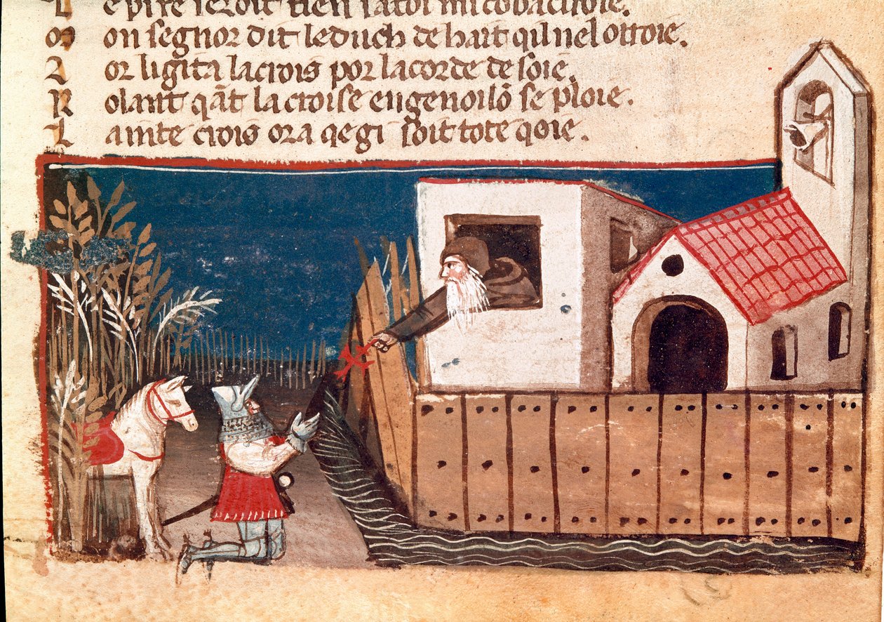 Indrejse til Spanien (miniature af Unknown artist