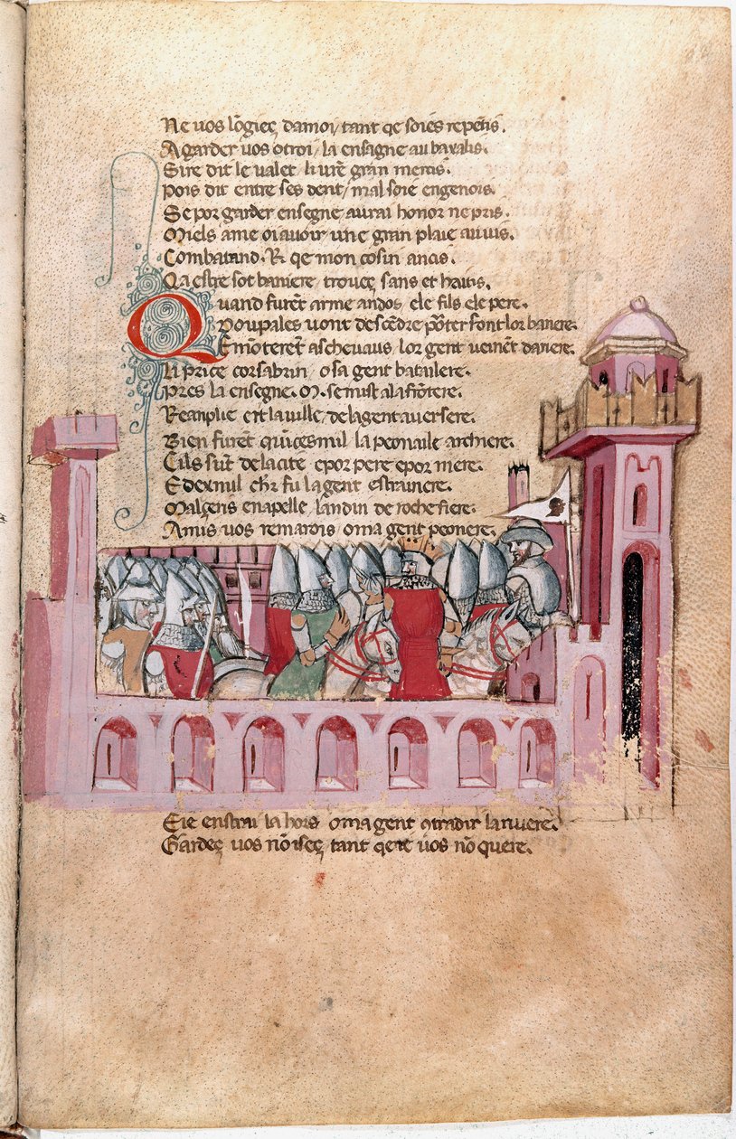 Indrejse til Spanien (miniature af Unknown artist