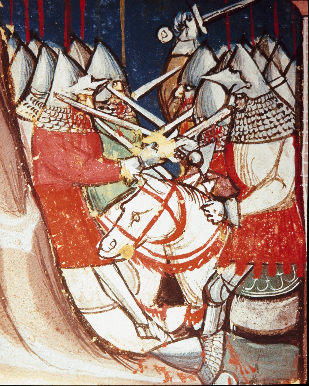 Indrejse til Spanien (miniature af Unknown artist