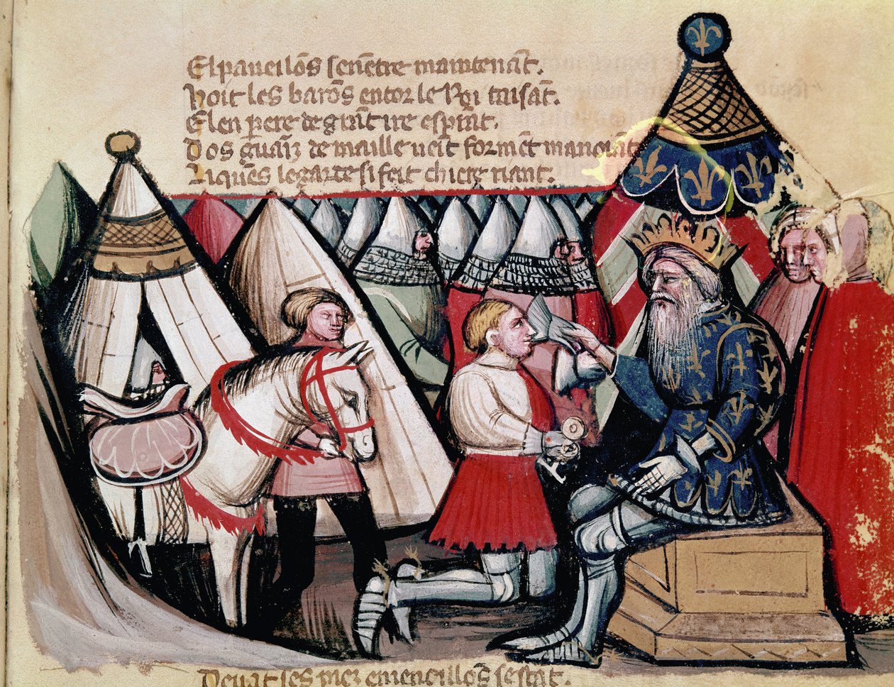 Indrejse til Spanien (miniature af Unknown artist
