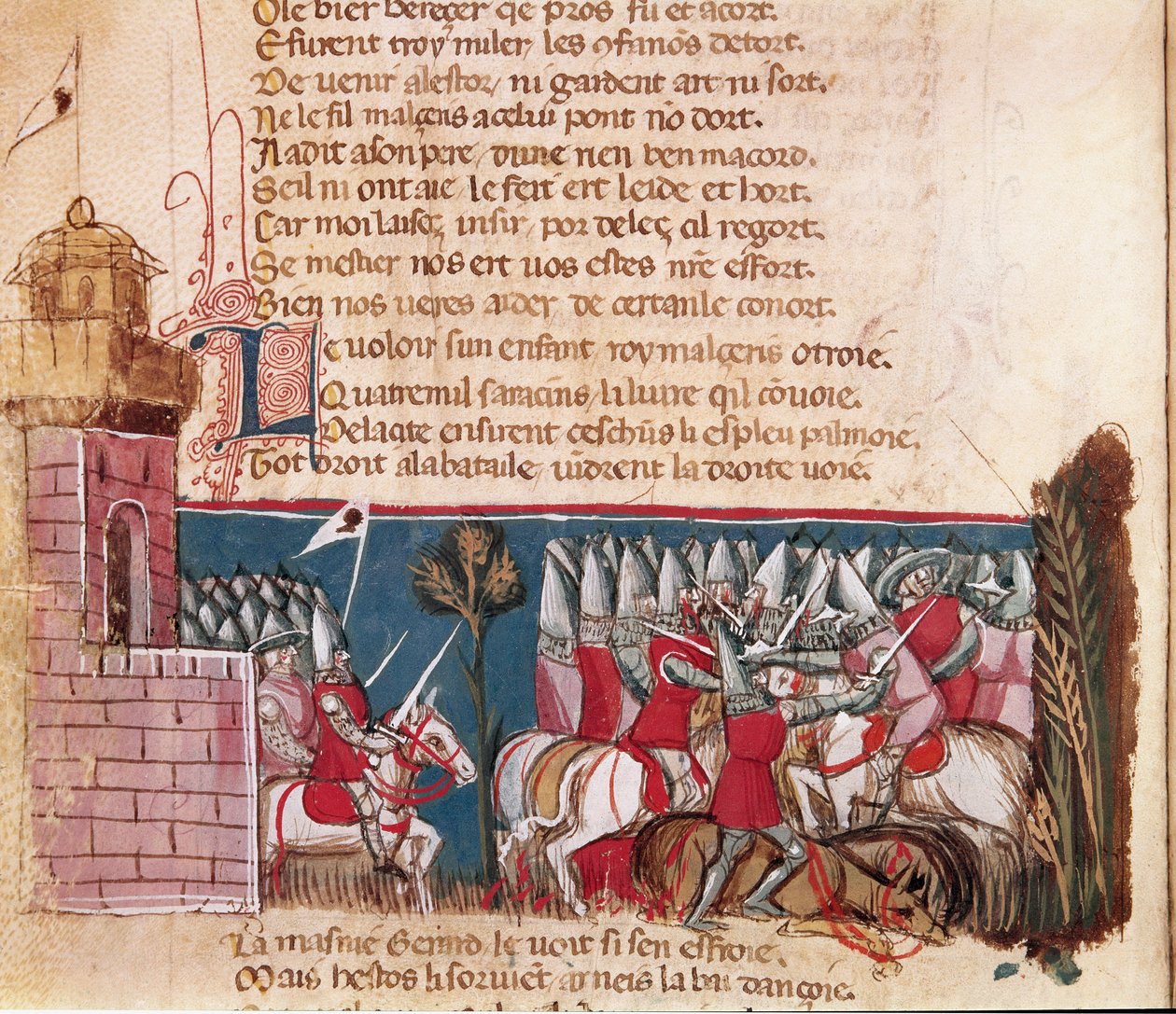 Indrejse til Spanien (miniature af Unknown artist