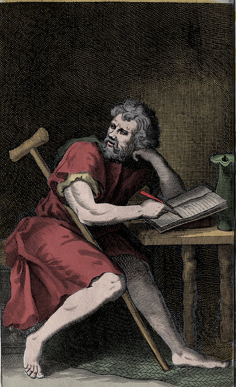 Epictete - EPICTETUS Græsk stoisk filosof af Unknown artist