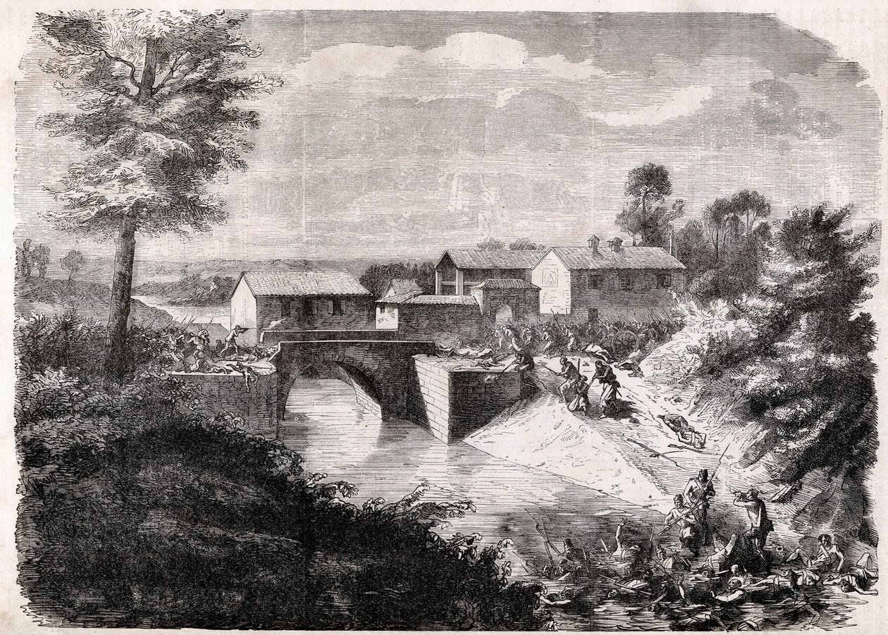 Afsnit i Battle of Palestro, 31. maj af Unknown artist