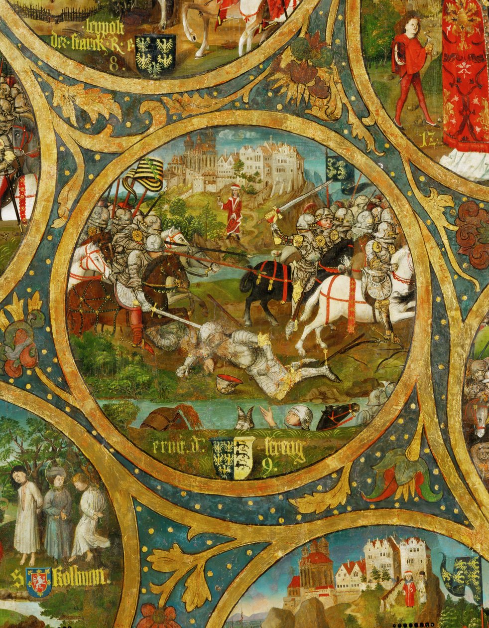 Ernst "der Strenge" - den modige, markgreve af Østrig af Unknown Artist