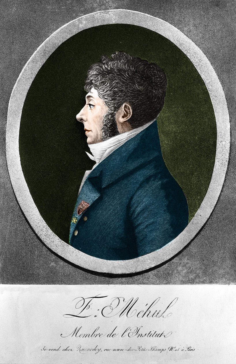 Etienne Mehul, fransk komponist og organist (1763-1817). af Unknown artist