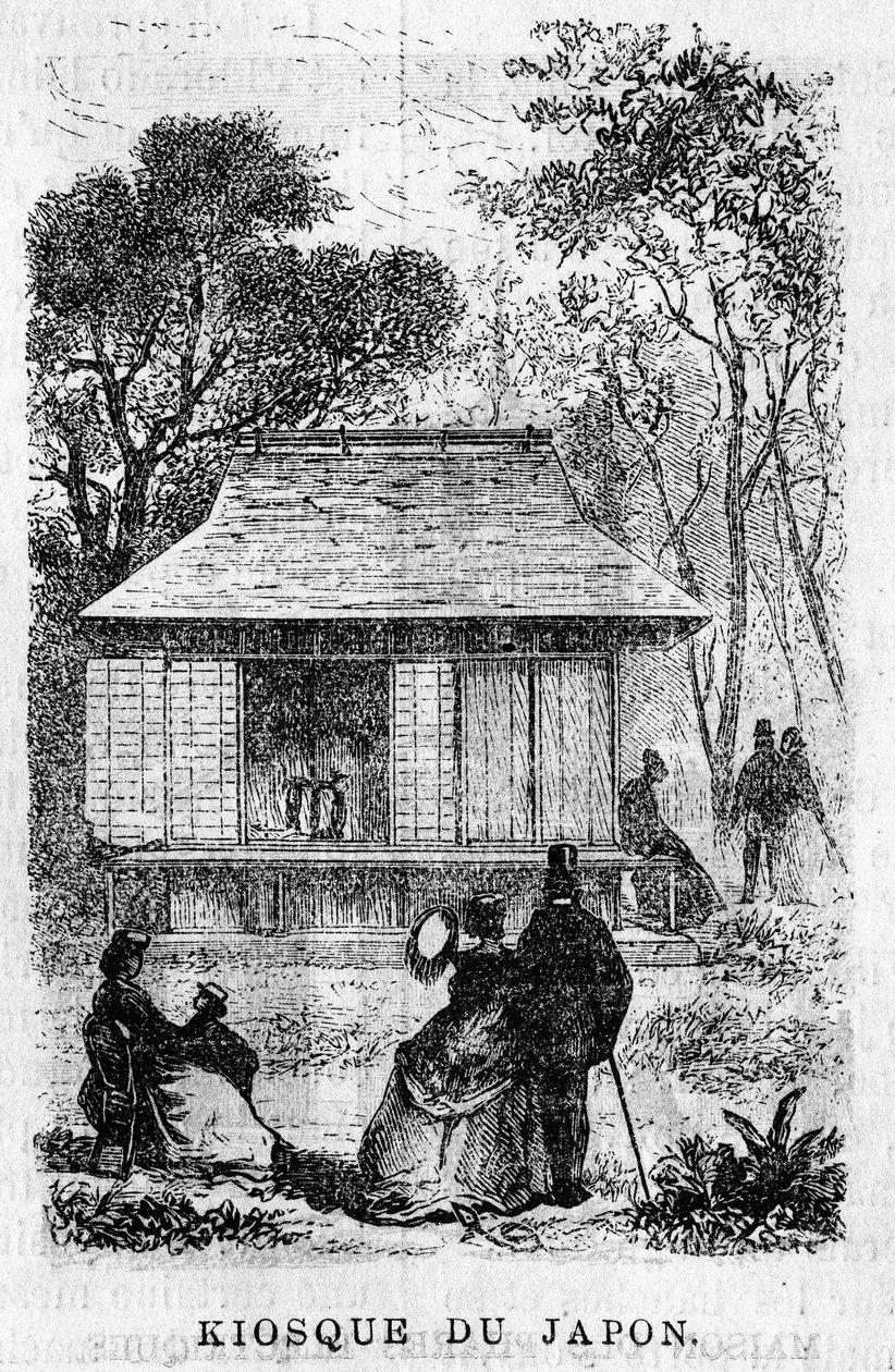 Udstilling Universelle de Paris i 1867: Japans kiosk. af Unknown artist