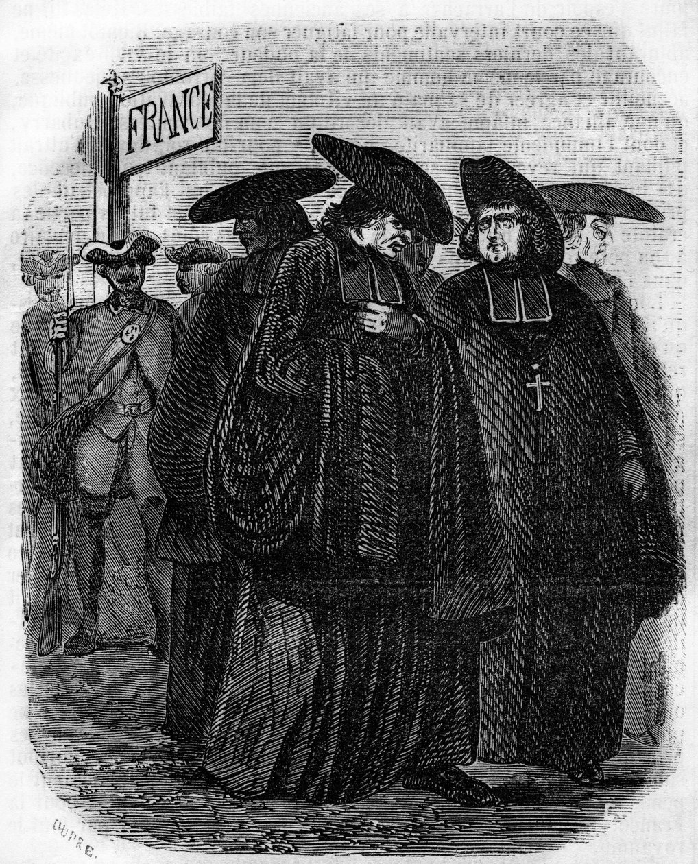Udvisning af jesuitterne fra Frankrig ved domme fra parlamenterne i 1762. af Unknown artist