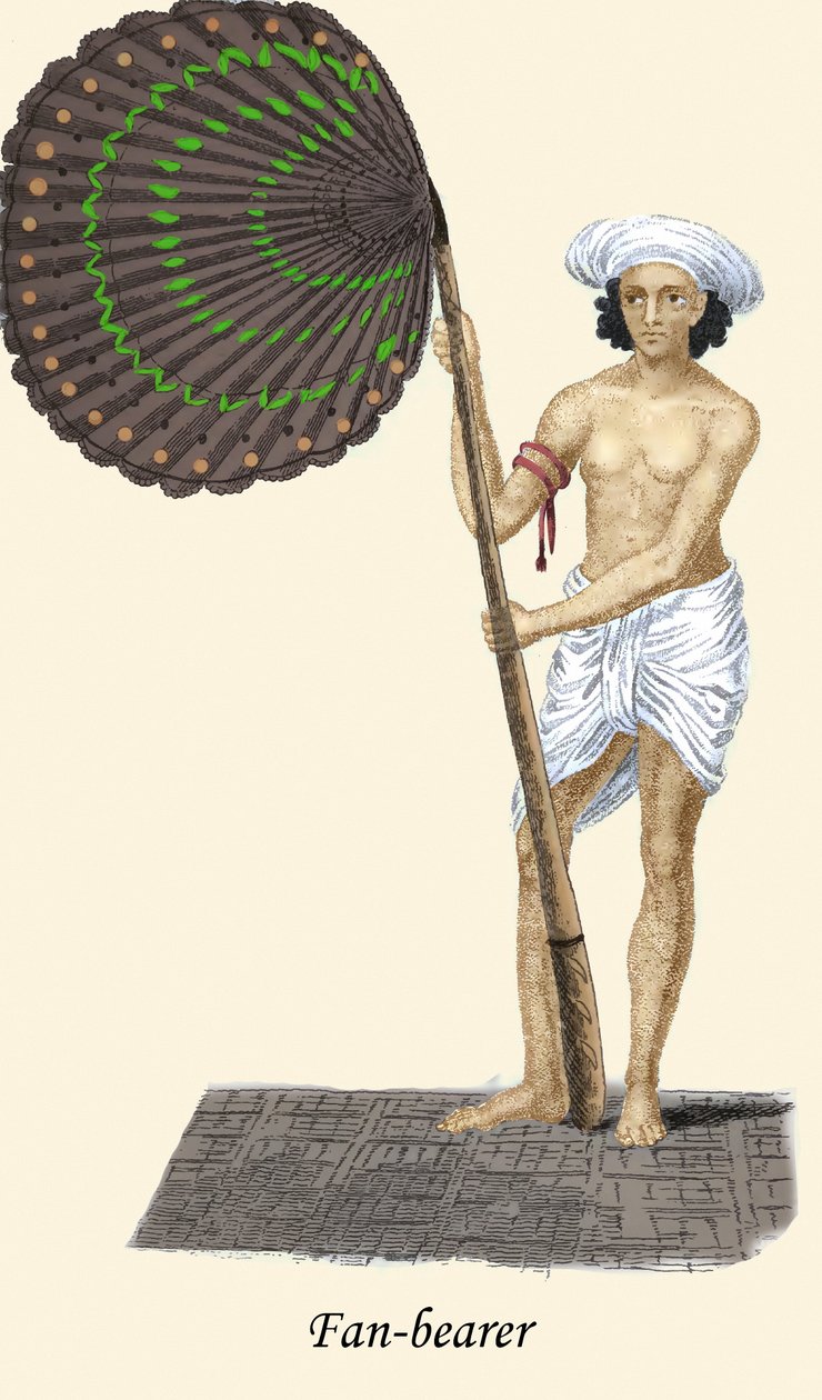 Viftebærer af Unknown Artist