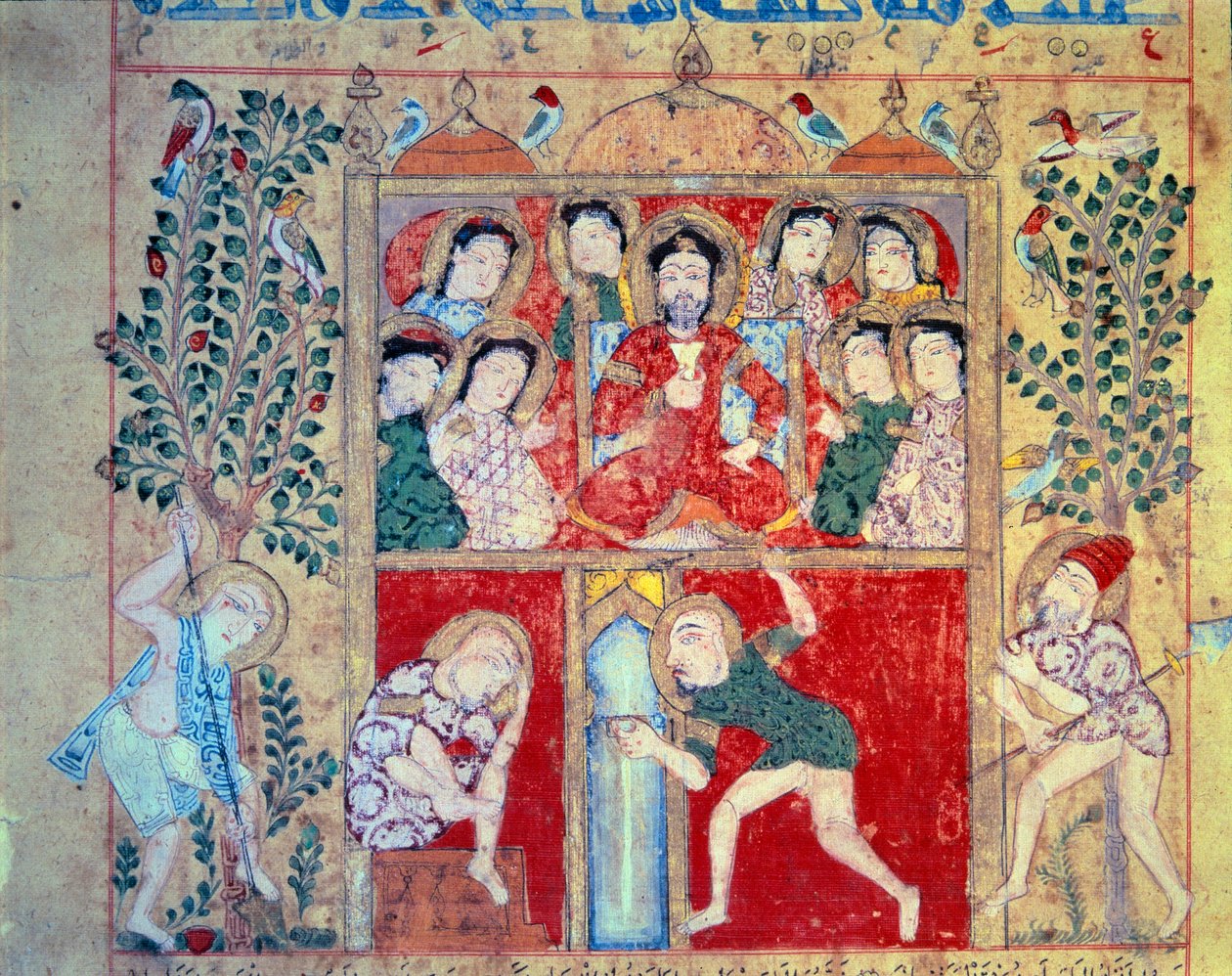 Favorit Guerison. Miniature fra manuskriptet "" Theriacens bog. Kitab al-Diryaq” (folio 27) skrevet af Claude Galien af Unknown artist