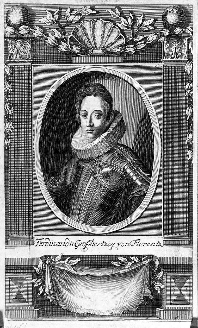 Ferdinand II af Medici (1610 - 1670). af Unknown artist