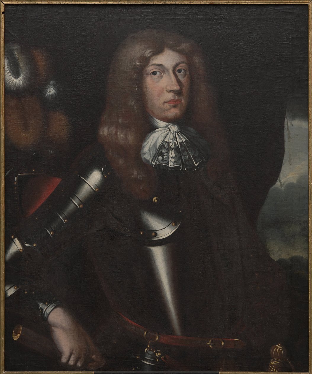 Ferdinand Kettler, duc de la Courlande Semigalie - Portræt af Ferdinand Kettler (1655-1730), hertug af Kurland og Semigallia, Anonym. Olie på lærred. Mål: 90x75 cm. Nationalmuseum Stockholm af Unknown artist