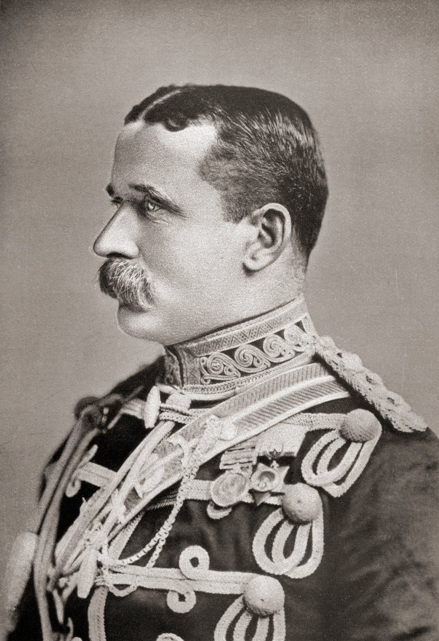 Feltmarskal John Denton Pinkstone French, fra bogen South Africa and the Transvaal War af Louis Creswicke, pub. 1900 af Unknown
