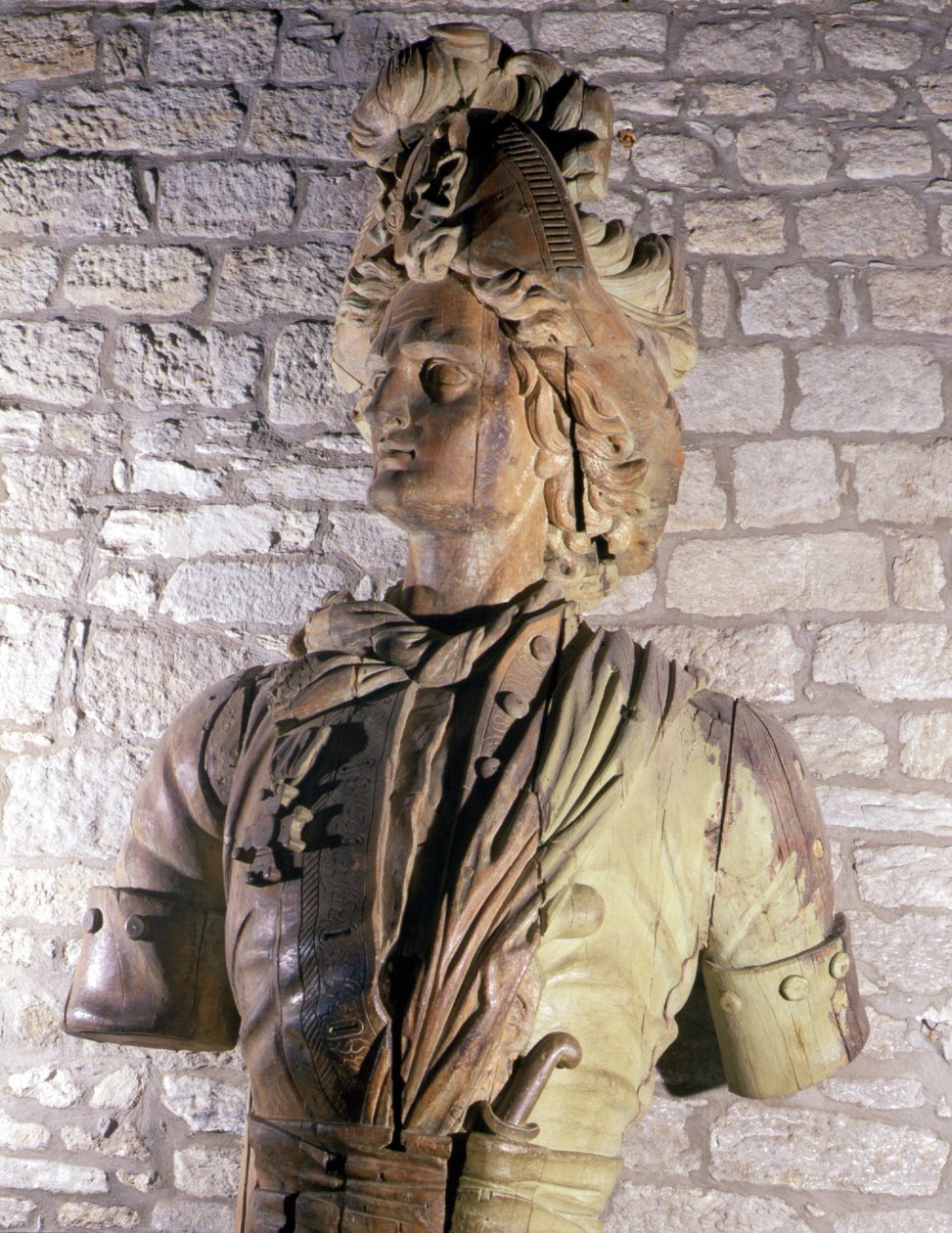 Figur af privatbuen fra det 17. århundrede, bevaret på Museum of Saint Malo. af Unknown artist