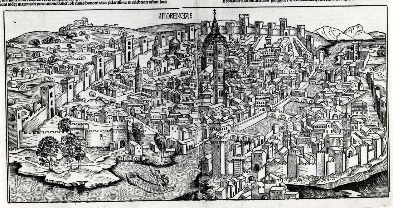 Firenze i 1470. af Unknown artist