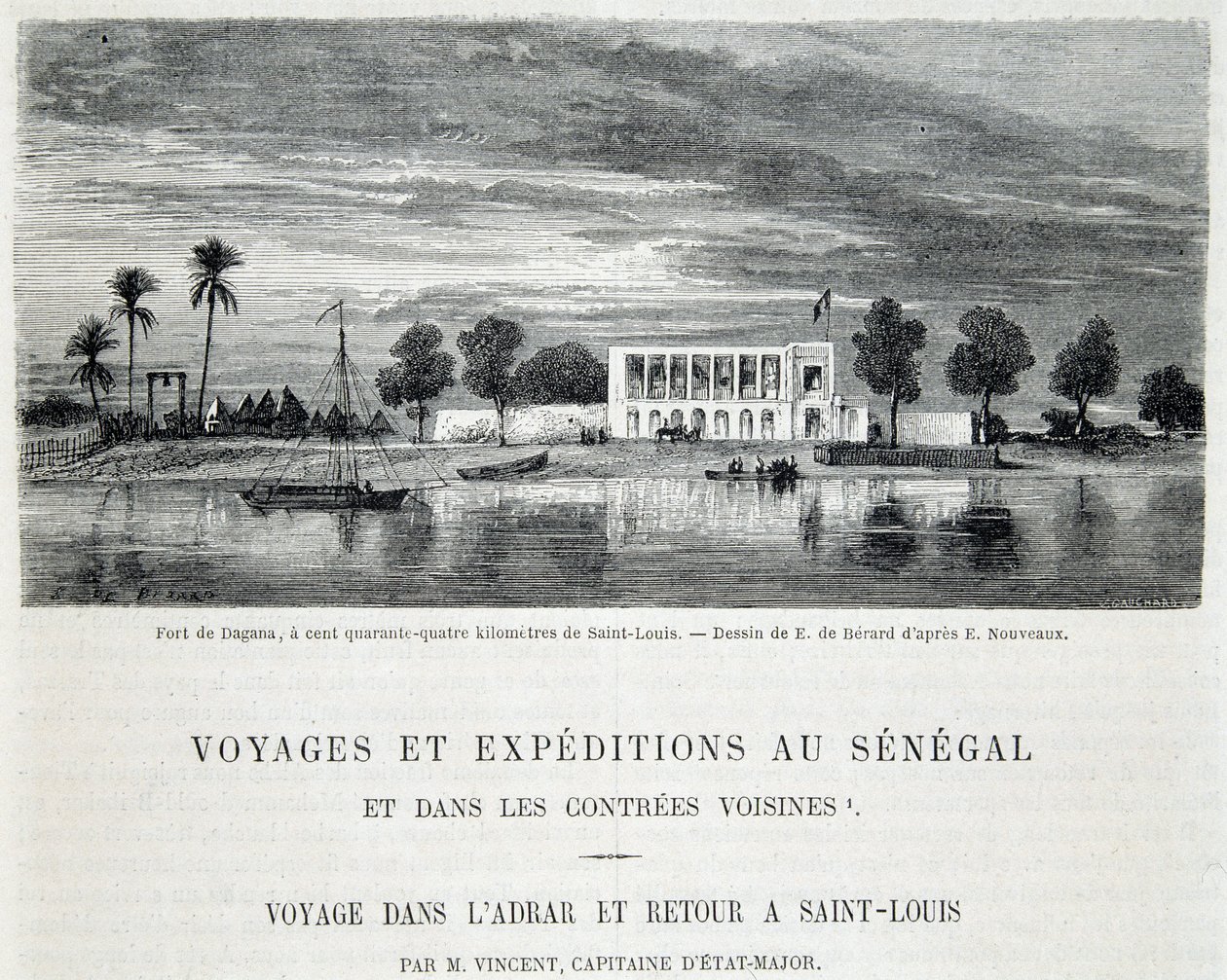 Fort de Dagana af Unknown artist