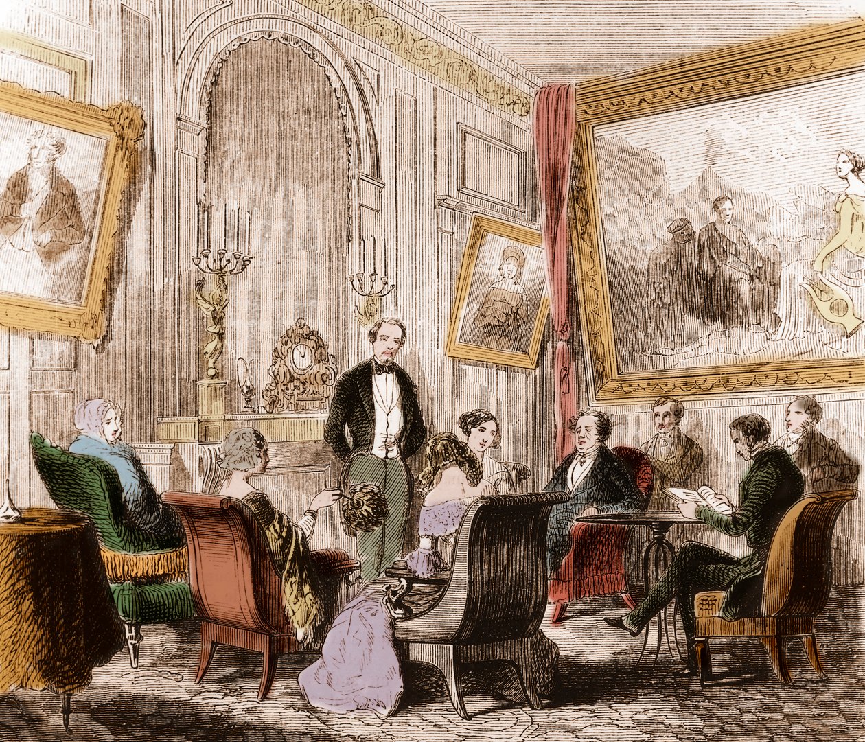 Francois Rene de Chateaubriand (1768-1848), fransk forfatter og politiker, læser "Memoires d