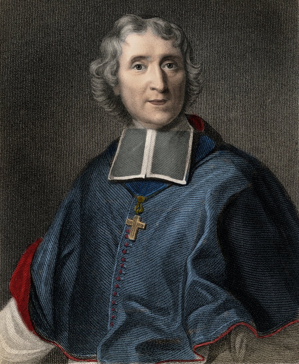 Francois de Pons de Salignac de La Mothe-Fenelon (Mothe Fenelon) 1651-1715 - gravering - 1800-tallet af Unknown artist