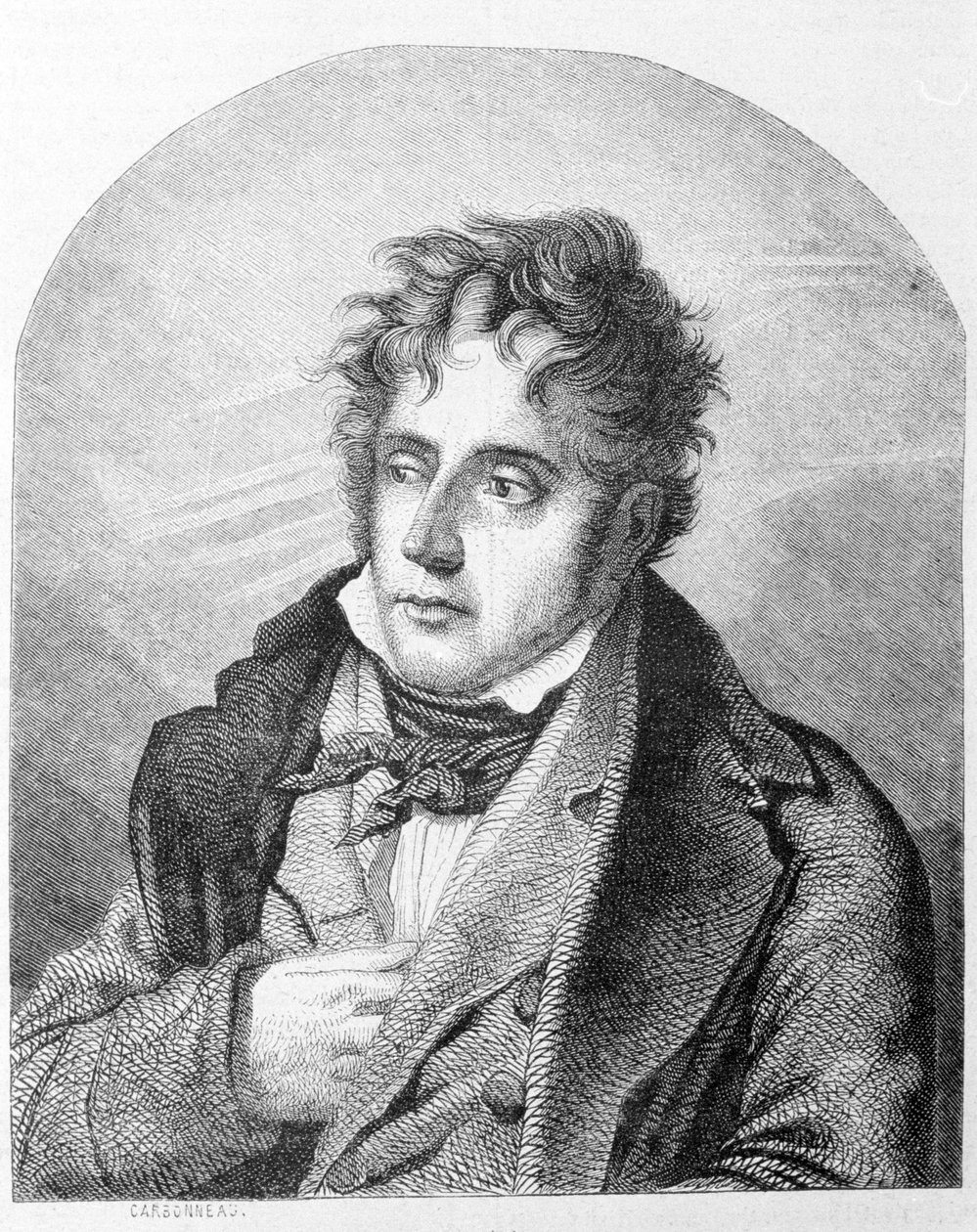 François René Chateaubriand (Vigreve af) (1768 - 1848). af Unknown artist