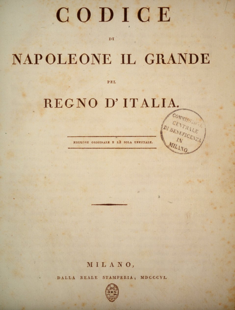 Frontispice af Napoleons kode. i 1806 af Unknown artist