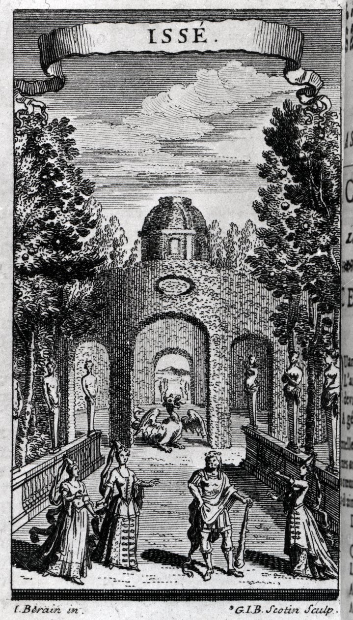 Frontispice af "" ISSE "" heroisk pastoral, tre akter og prolog af Unknown artist