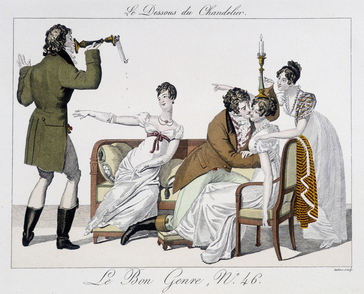 Spil: undersiden af lysestagen - i "" den gode genre", n°46 af Unknown artist