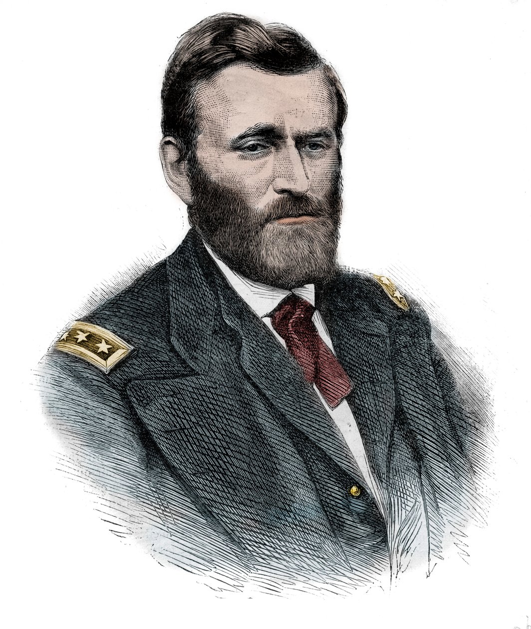 General Grant - Portræt af den nordistiske general Ulysses Simpson Grant (1822-1885). af Unknown artist