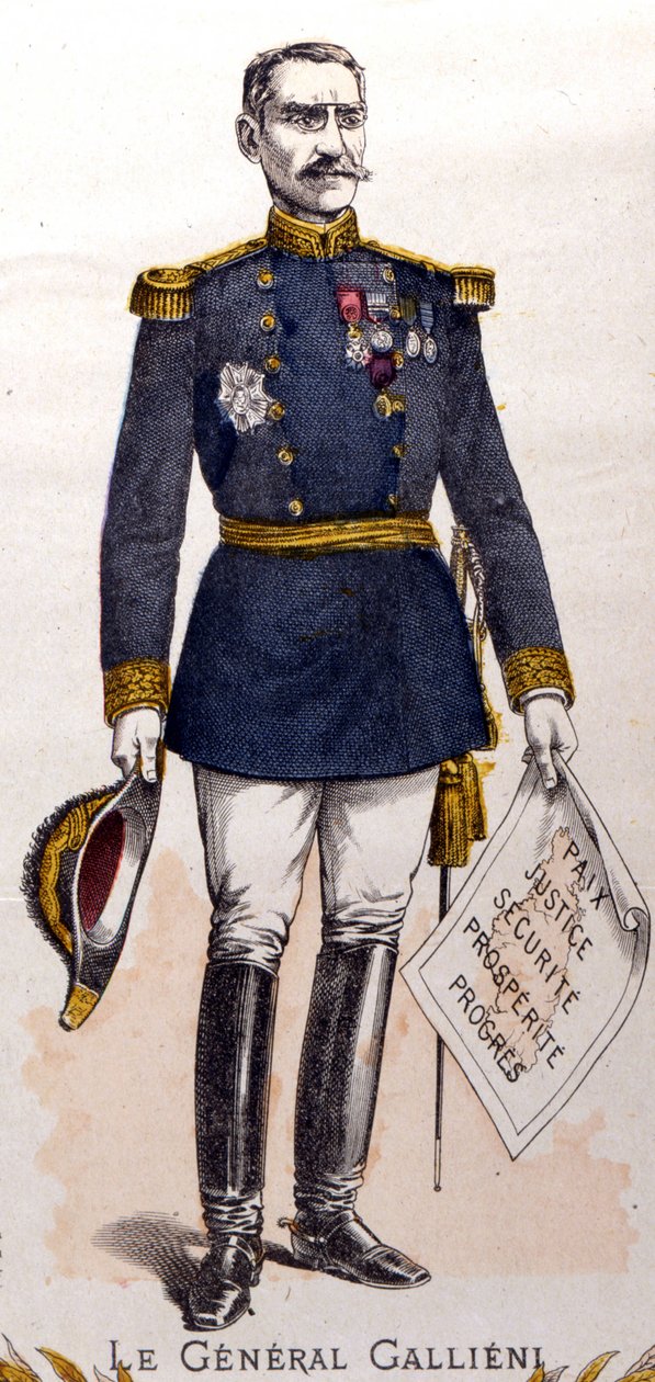 General Joseph Gallieni (1849 - 1916), marskal af Frankrig af Unknown artist