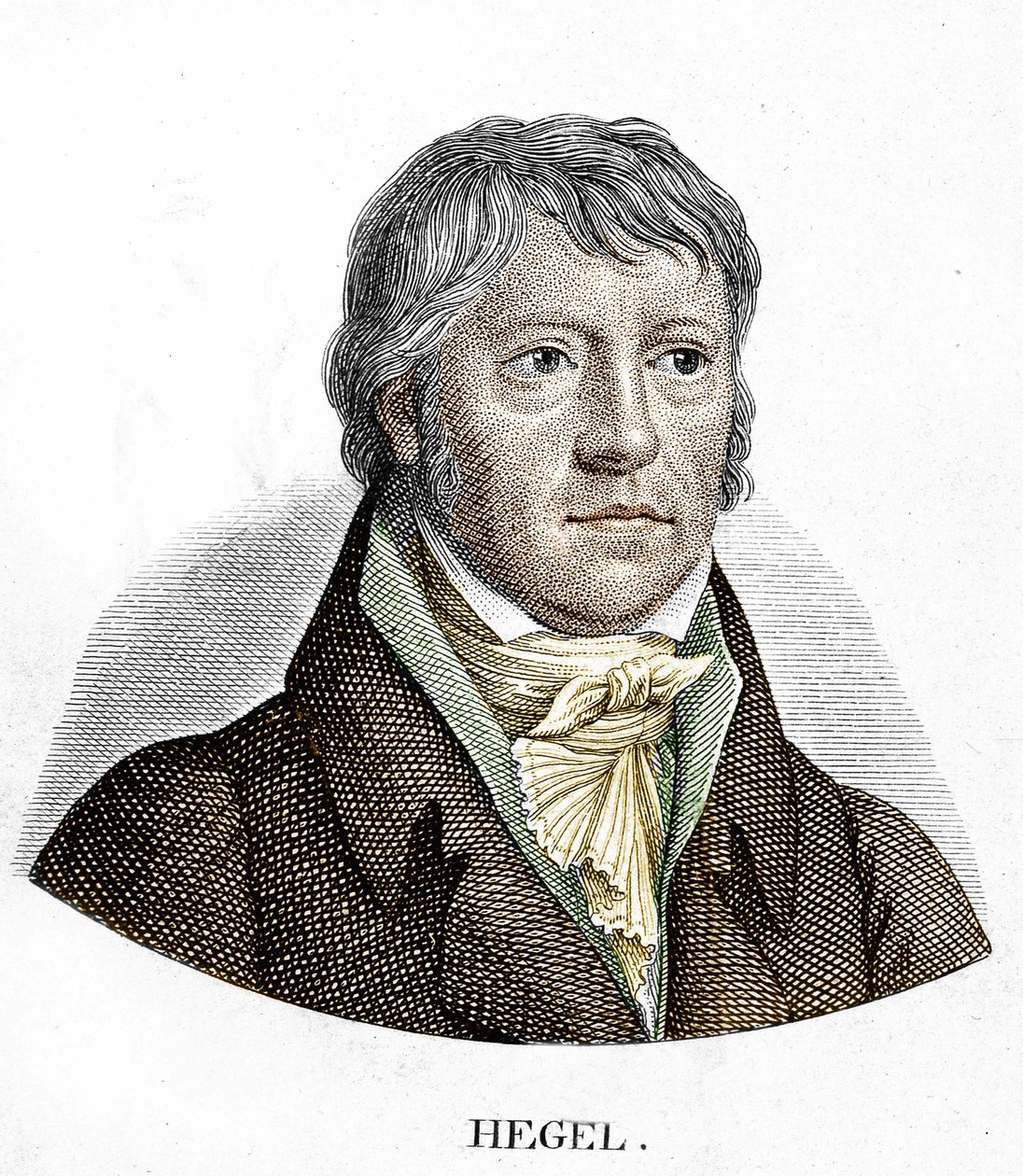Georg Wilhelm Friedrich Hegel (1770 - 1831), tysk filosof af Unknown artist