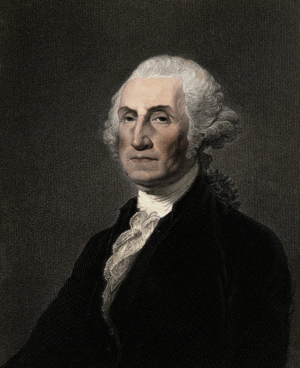 George Washington 1732-1799 - gravering - 1800-tallet af Unknown artist
