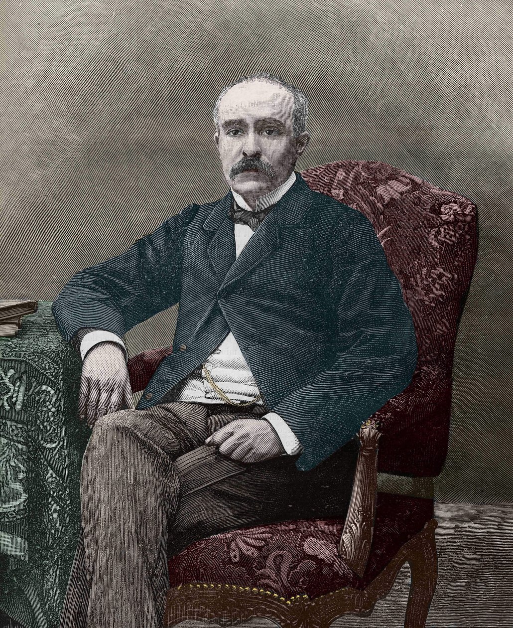 Georges Clemenceau (1841-1929), fransk politiker i 1885. af Unknown artist