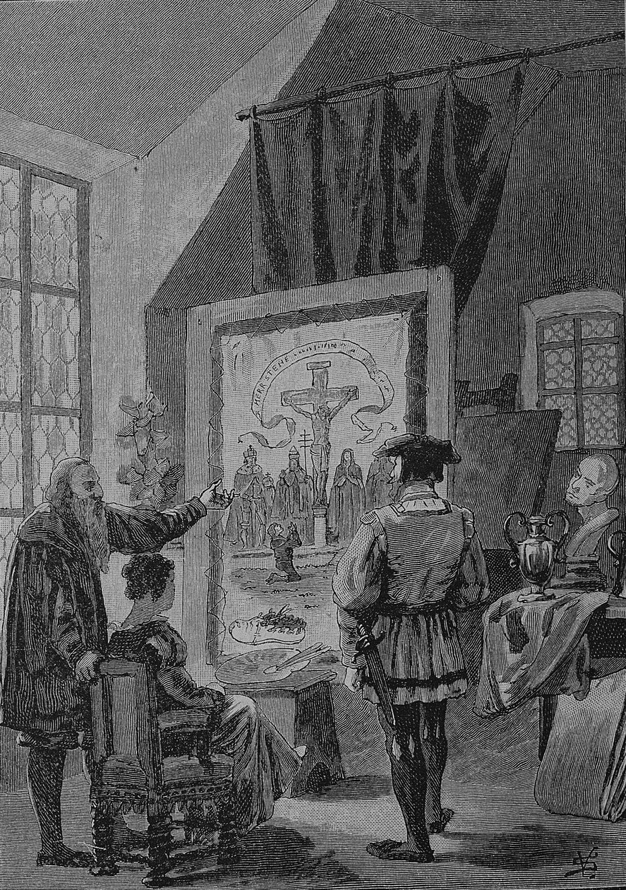 Den tyske bondekrig (1524-1526): Maleren Jos Fritz i Heilbronn, Jos Fritz (født 1470; død 1525) var initiativtager til Bundschuh-bevægelserne i Untergrombach, lenene og Oberrhein. af Unknown artist