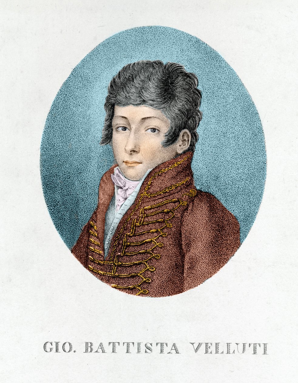 Giovanni Battista Velluti (1781-1861), sidste kastratopera. af Unknown artist