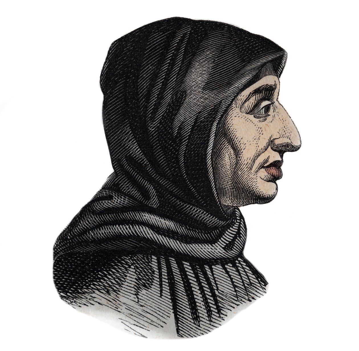 Girolamo Savonarola (1452 -1498) Italiensk dominikansk præst og leder af Firenze - Portræt af Jerome Savonarole (Girolamo Savonarola (1452-1498), italiensk dominikansk prædikator og reformator af Unknown artist
