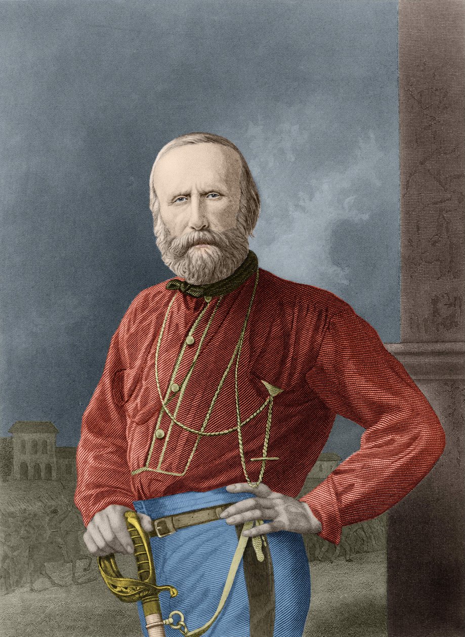 Giuseppe Garibaldi (1807-1882) af Unknown artist