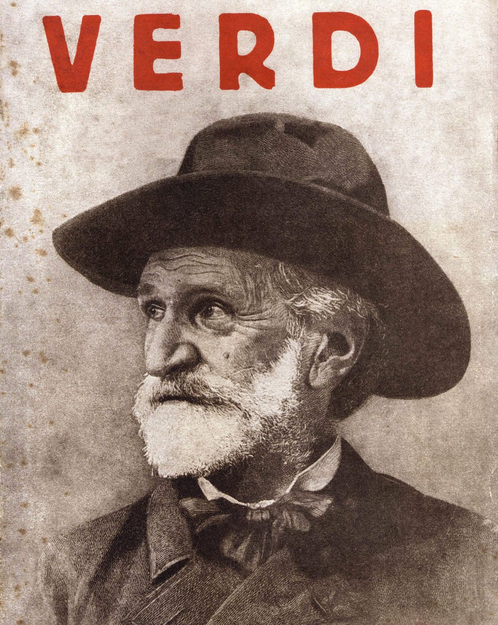Giuseppe Verdi (1813 - 1901) italiensk komponist af Unknown artist