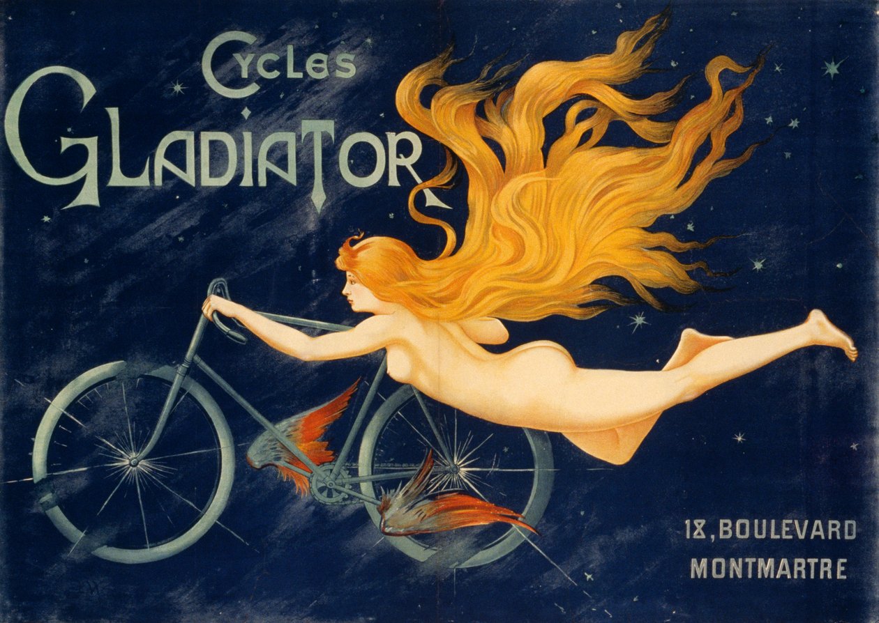 Gladiator-cykler, ca. 1905, reklameplakat, Paris. Frankrig, 20. århundrede af Unknown artist