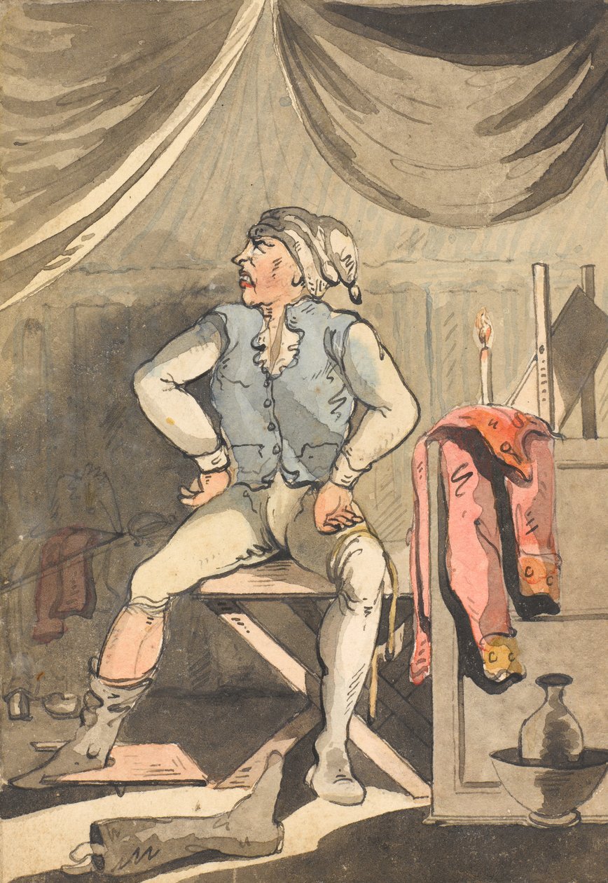 ?Gå den runde, siger du? d-y, hvad mener du med det? - Kan du ikke høre det regne din slyngel??, 1796 af Unknown