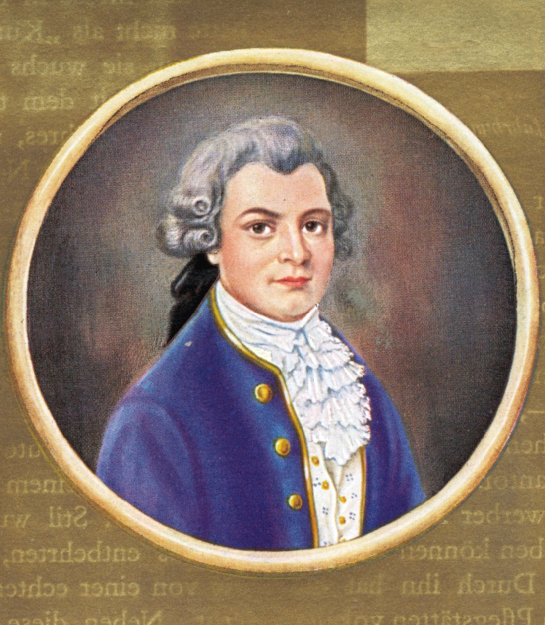 Gotthold Ephraim Lessing af Unknown artist