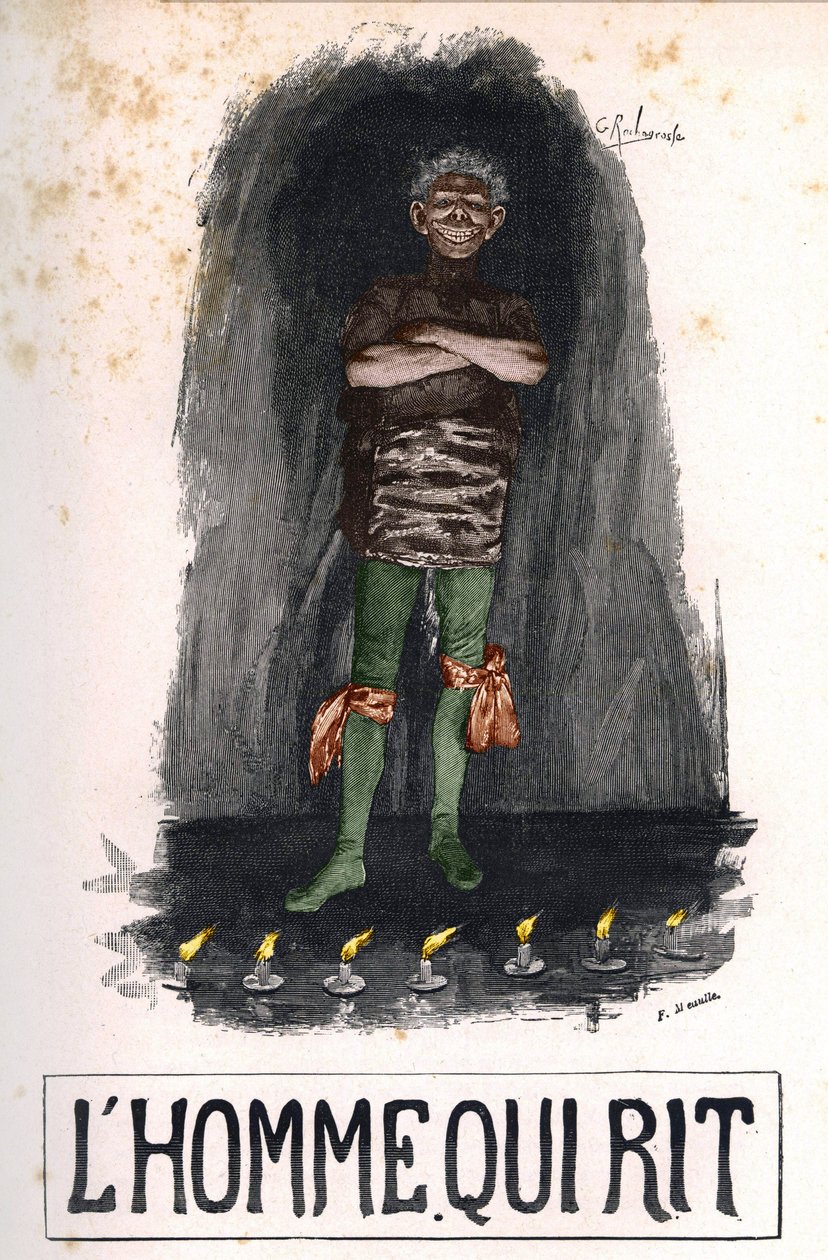Gwynplaine, forside. af ""manden der ler" af Unknown artist