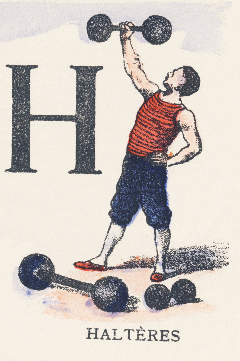 H: håndvægte af Unknown artist