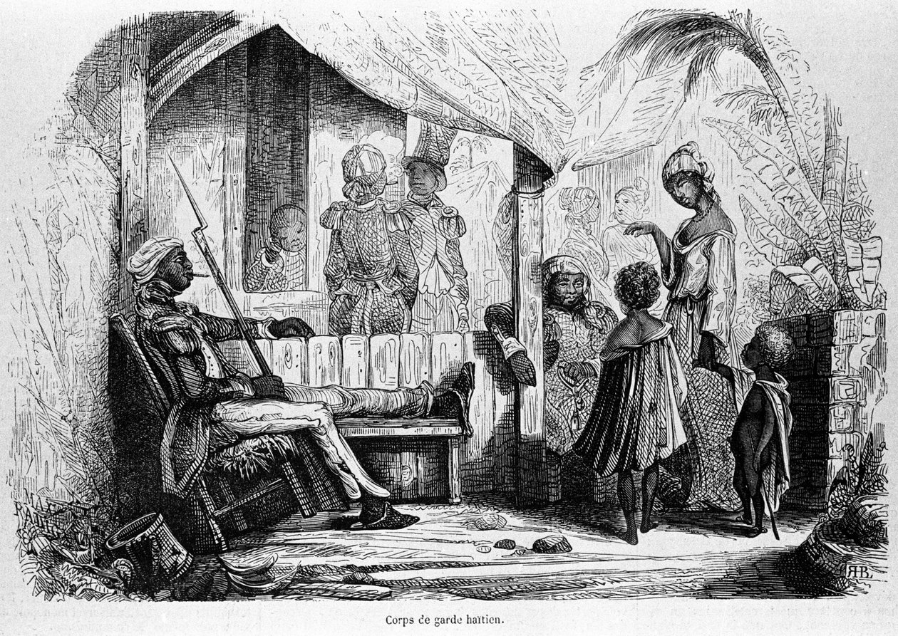 Haitiansk revolution (1791-1803): Revolutionsgardekorps. af Unknown artist