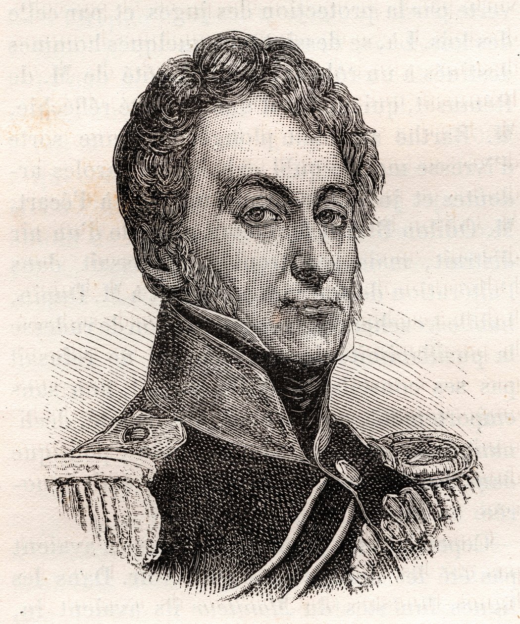 Henri Francois Delaborde 1764-1833 general for den franske revolution. af Unknown artist