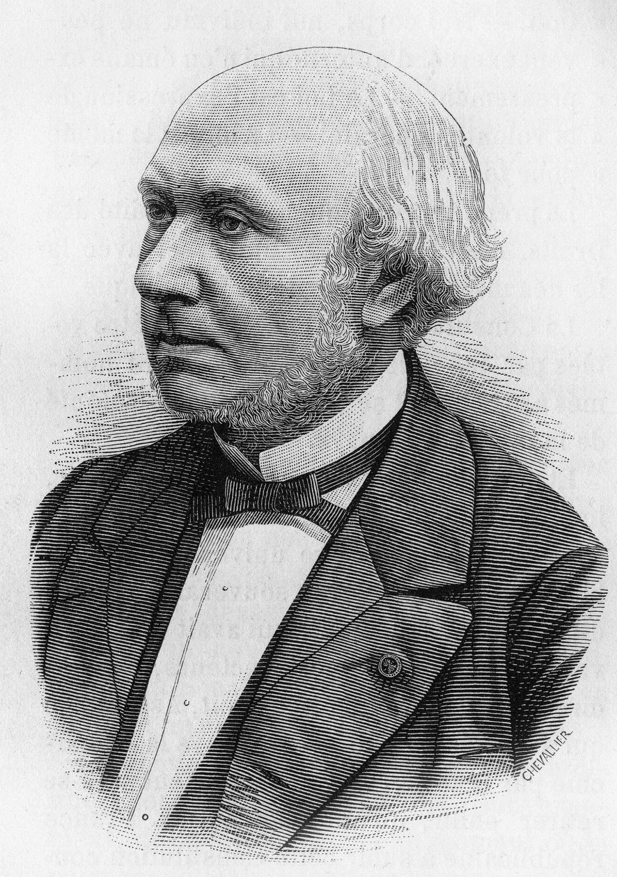 Henri Wallon (1812 - 1904), fransk historiker og politiker. af Unknown artist