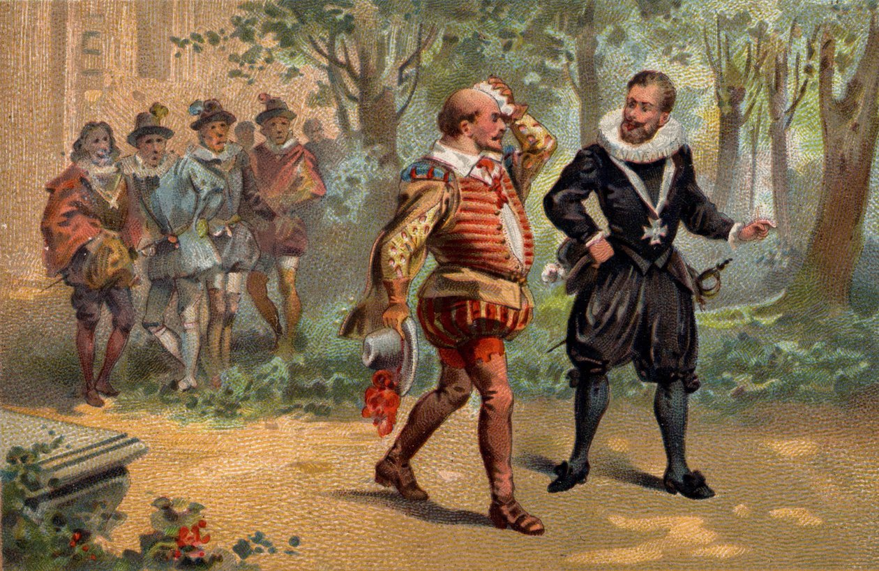 Henrik IV, konge af Frankrig og Henrik af Lorraine, hertug af Mayenne og Aiguillon (1578-1621). af Unknown artist