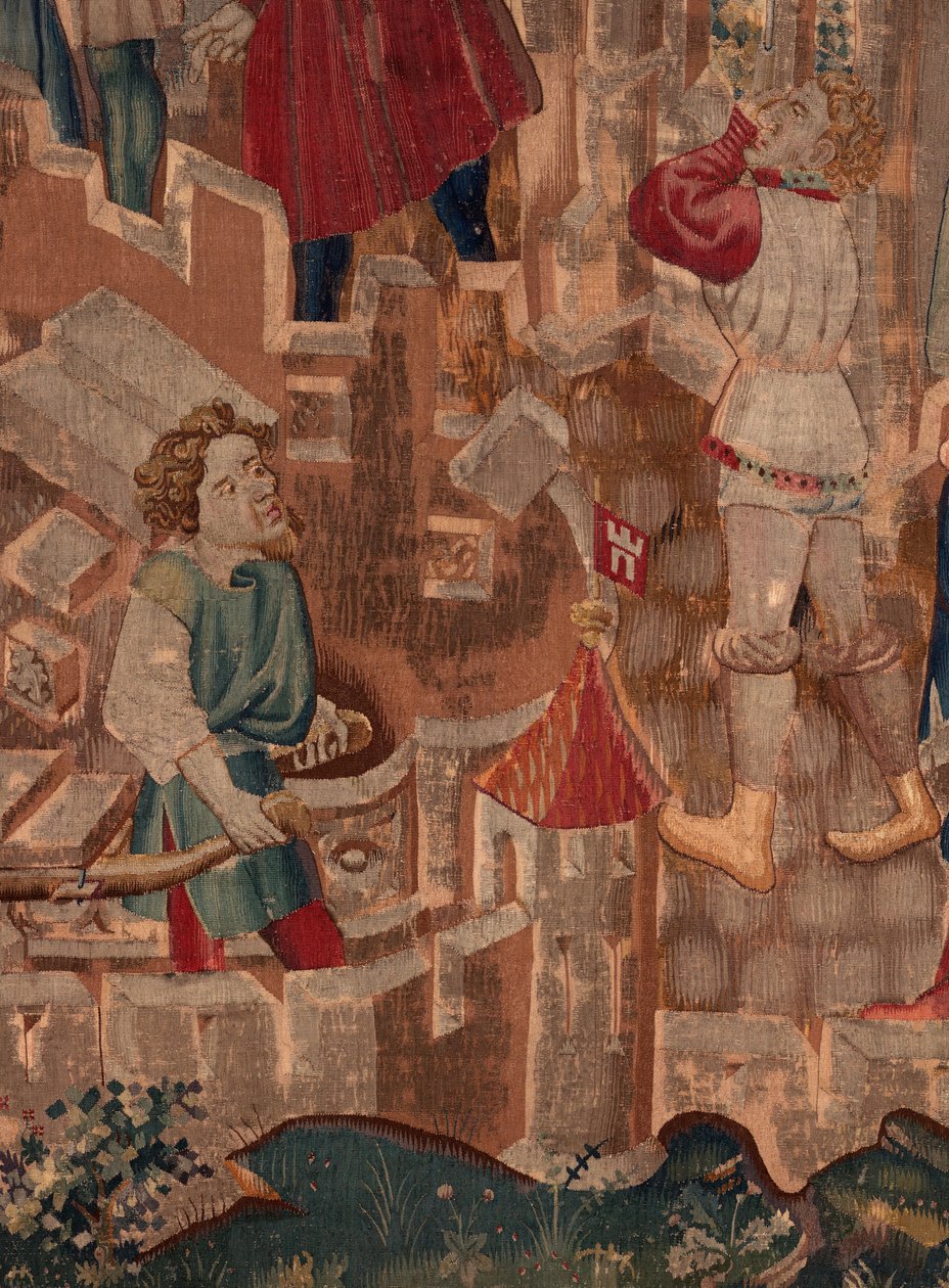 Historien om Saint Piat og Saint Eleuthère, Scene 6 Detail midt i midten. af Unknown artist