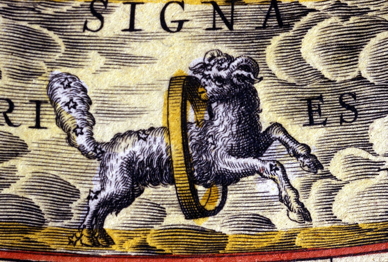 Horoskop: stjernetegn, Vædderen. af Unknown artist