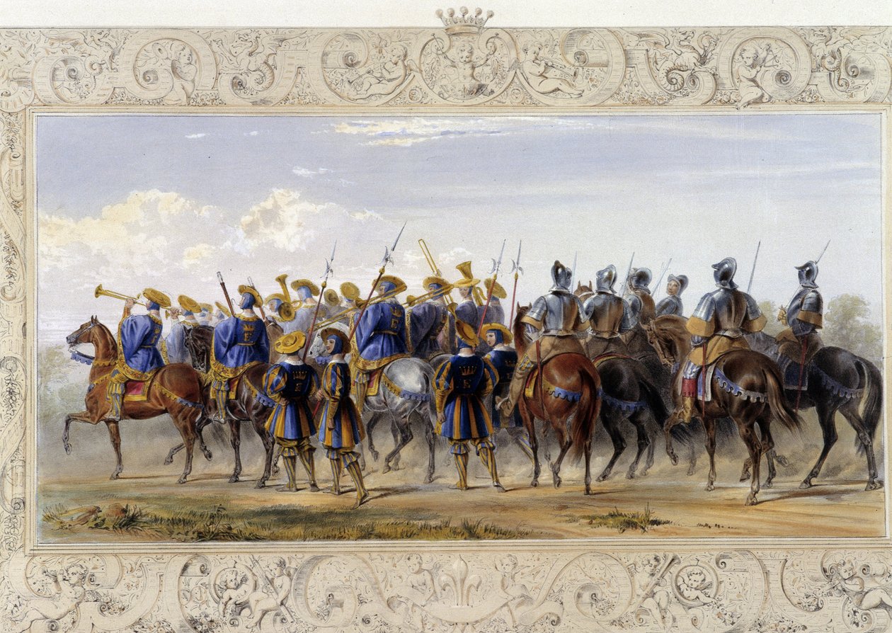 Horseback Guards - i "" Knight of England" af J. Whatman, red. T. M
