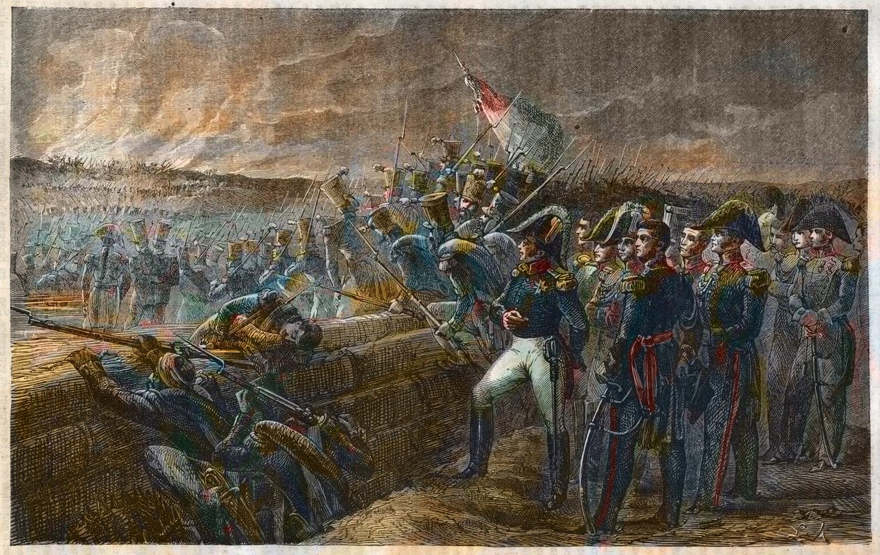 Hundred Tusind Sønner af Saint Louis - Den franske belejring i slaget ved Trocadero - 31. august 1823 - Spansk ekspedition - Slaget ved Trocadero af Unknown artist