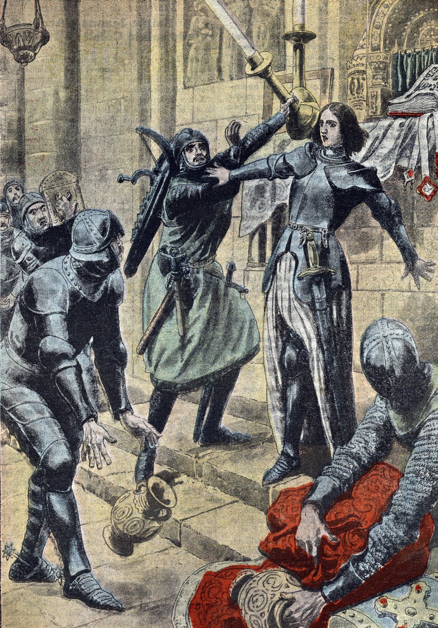 Hundredårskrigen: "Repræsentation af den franske heltinde Jeanne d